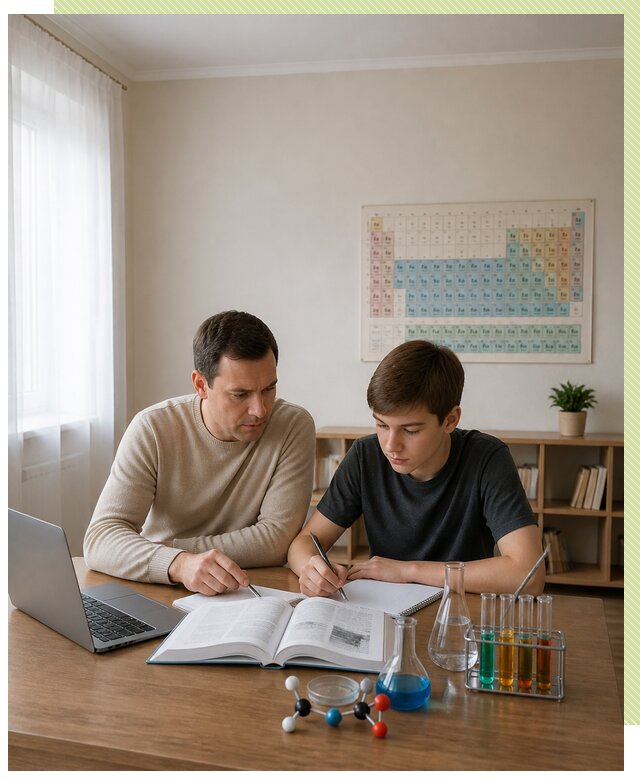 Репетитор по химии 8 класс в Беслане по цене от 1215 р. | Репетитор-Бсл